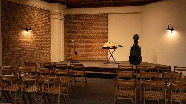 Stoltz Listening Room interior seating at the Avalon Foundation