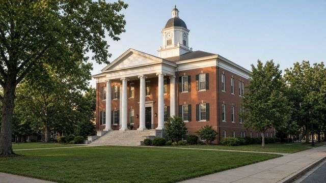Talbot County Courthouse on North Washington Street in Easton