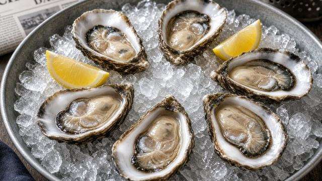 Oyster platters and festival tents at a Chesapeake waterfront