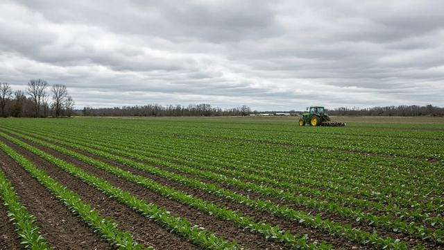 Spreadsheet-style view of cover crop payment rates per acre