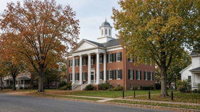 Talbot County Courthouse exterior on North Washington Street in Easton