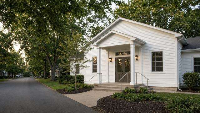 Oxford Community Center entrance on Oxford Road