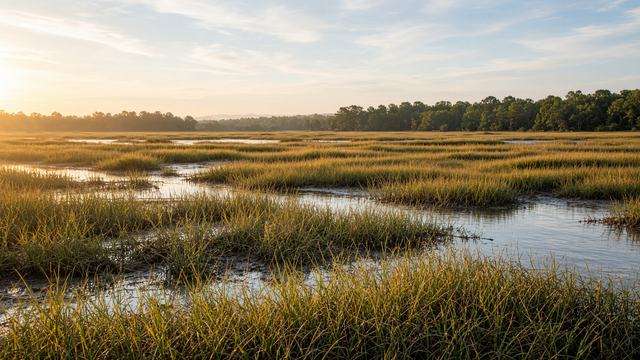 Marsh at an Eastern Shore wildlife management area