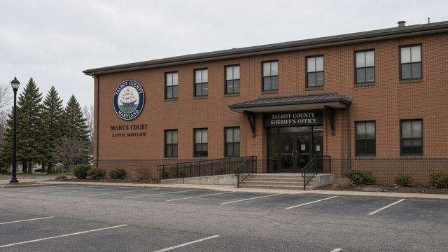 Talbot County Courthouse on North Washington Street in Easton