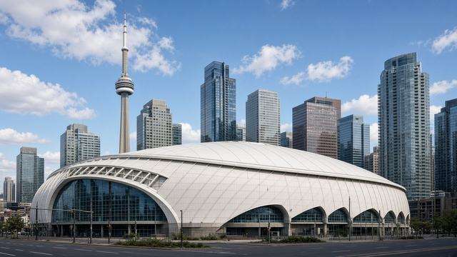 Rogers Centre exterior ahead of a September series opener