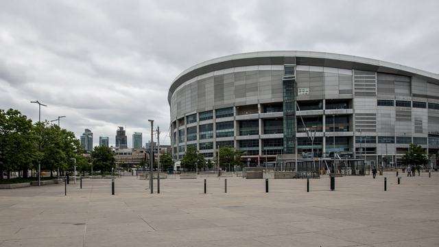 Daytime view of Rogers Centre ahead of a series game
