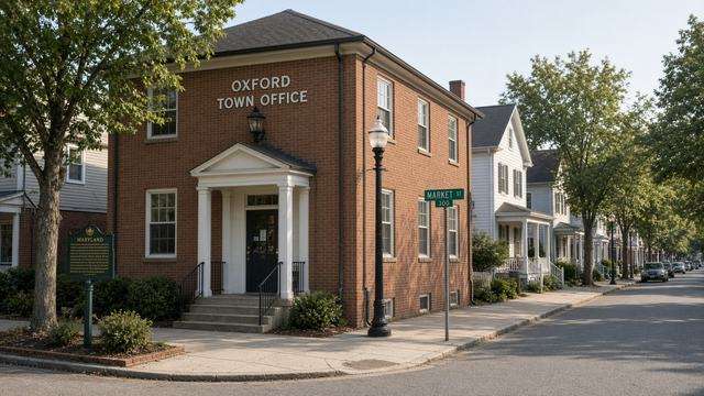 Oxford Town Office at 101 Market Street