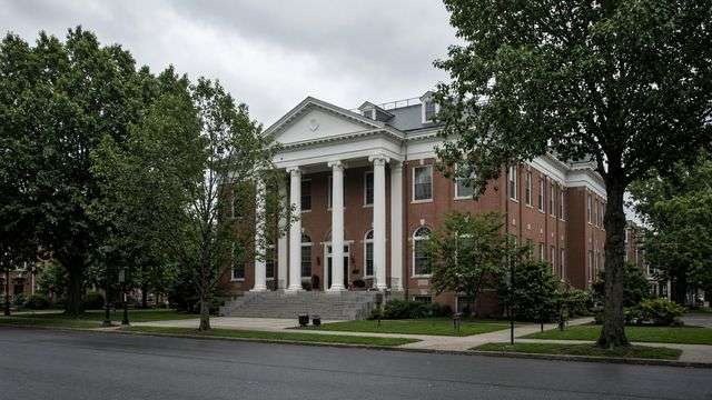 Talbot County Courthouse on North Washington Street in Easton