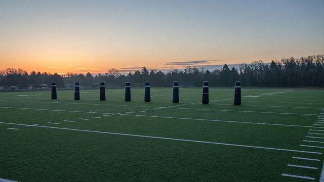 Baltimore Ravens practice field ahead of Week 3