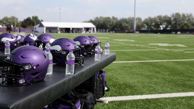 Baltimore Ravens practice sideline during the regular season