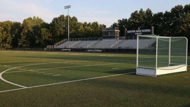 Midweek high school field hockey and volleyball facility entrances