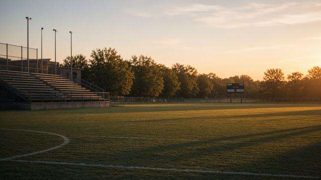 High school athletics schedule board for a Wednesday-through-Thursday slate