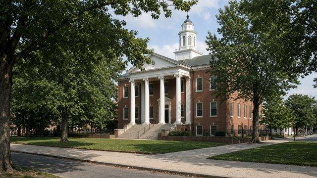 Talbot County Courthouse on North Washington Street in Easton